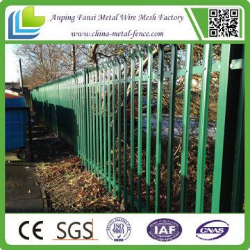 Proveedor de China Procesamiento de acero Palisade Iron Fence Designs